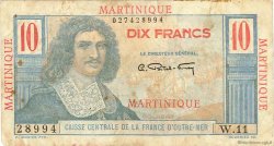 10 Francs Colbert MARTINIQUE  1946 P.28 RC a BC