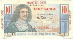 10 Francs Colbert MARTINIQUE  1946 P.28 BB