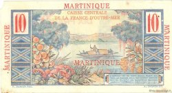 10 Francs Colbert MARTINIQUE  1946 P.28 BB