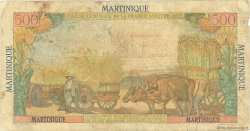 5 NF sur 500 Francs Pointe à pitre MARTINIQUE  1960 P.38 q.MB