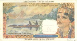 20 NF sur 1000 Francs Union Française REUNION INSEL  1964 P.55b fVZ