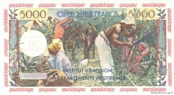 50 Nouveaux Francs sur 5000 Francs Antillaise Spécimen FRENCH ANTILLES  1960 P.03s SC
