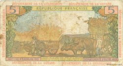 5 Francs FRENCH ANTILLES  1964 P.07a BC