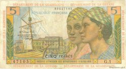 5 Francs FRENCH ANTILLES  1964 P.07b BC