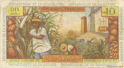 10 Francs ANTILLES FRANÇAISES  1964 P.08a B+