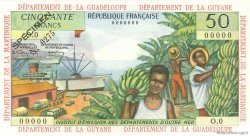 50 Francs Spécimen FRENCH ANTILLES  1964 P.09s UNC