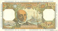 100 Francs FRENCH ANTILLES  1966 P.10a MBC