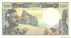 500 Francs TAHITI  1970 P.25a fST