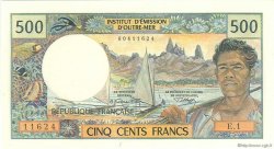 500 Francs TAHITI  1970 P.25a UNC