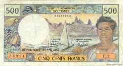 500 Francs TAHITI  1984 P.25c F