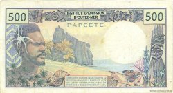 500 Francs TAHITI  1985 P.25d TB