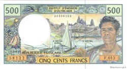 500 Francs FRENCH PACIFIC TERRITORIES  1992 P.01b FDC