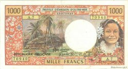 1000 Francs TAHITI  1985 P.27d MBC