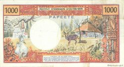 1000 Francs TAHITI  1985 P.27d BB