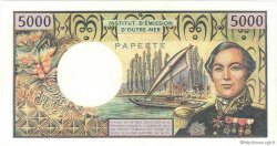 5000 Francs TAHITI  1985 P.28d fVZ