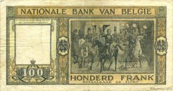 100 Francs BÉLGICA  1946 P.126 BC a MBC