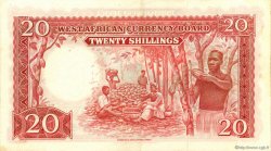 20 Shillings ÁFRICA OCCIDENTAL BRITÁNICA  1953 P.10a EBC+