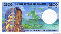 2500 Francs COMORE  1997 P.13 q.FDC