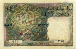 100 Francs DJIBUTI  1952 P.26 q.FDC