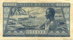 1000 Francs GUINEA  1958 P.09 q.BB