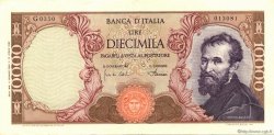 10000 Lire ITALY  1968 P.097d XF