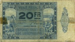 20 Francs LUSSEMBURGO  1929 P.37a B