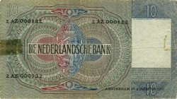10 Gulden NETHERLANDS  1941 P.056b F