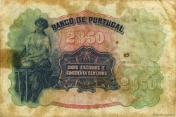 2 Escudos 50 Centavos PORTUGAL  1920 P.119 RC+