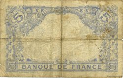 5 Francs BLEU FRANKREICH  1915 F.02.29 fS
