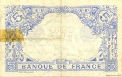 5 Francs BLEU FRANKREICH  1916 F.02.37 SS