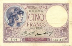 5 Francs FEMME CASQUÉE FRANCE  1933 F.03.17 VF+