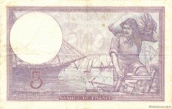 5 Francs FEMME CASQUÉE modifié FRANCE  1940 F.04.18 VF