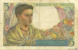 5 Francs BERGER FRANCIA  1947 F.05.07a MB