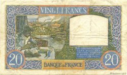 20 Francs TRAVAIL ET SCIENCE FRANKREICH  1940 F.12.02 SS