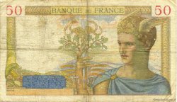 50 Francs CÉRÈS FRANCIA  1935 F.17.10 q.MB
