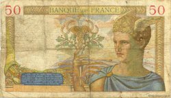 50 Francs CÉRÈS FRANKREICH  1936 F.17.22 fS