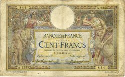 100 Francs LUC OLIVIER MERSON sans LOM FRANCIA  1914 F.23.06 B