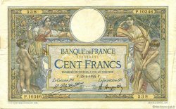 100 Francs LUC OLIVIER MERSON grands cartouches FRANCE  1924 F.24.02 VG