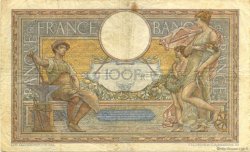 100 Francs LUC OLIVIER MERSON type modifié FRANCIA  1939 F.25.40 BC