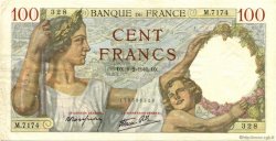 100 Francs SULLY FRANKREICH  1940 F.26.22 SS