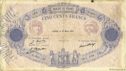 500 Francs BLEU ET ROSE FRANCE  1927 F.30.30 G