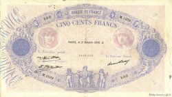 500 Francs BLEU ET ROSE FRANCIA  1930 F.30.33 q.BB