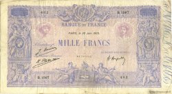 1000 Francs BLEU ET ROSE FRANCE  1925 F.36.41 VG