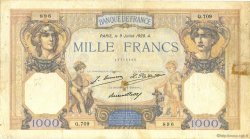 1000 Francs CÉRÈS ET MERCURE FRANCIA  1928 F.37.02 BC+