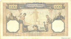 1000 Francs CÉRÈS ET MERCURE FRANKREICH  1931 F.37.06 fVZ