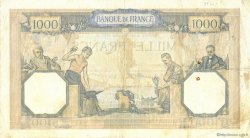 1000 Francs CÉRÈS ET MERCURE type modifié FRANCIA  1937 F.38.07 q.BB