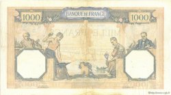 1000 Francs CÉRÈS ET MERCURE type modifié FRANCE  1938 F.38.30 VF