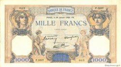1000 Francs CÉRÈS ET MERCURE type modifié FRANCE  1939 F.38.33 XF+
