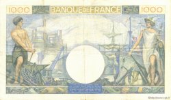 1000 Francs COMMERCE ET INDUSTRIE FRANCE  1941 F.39.04 VF+