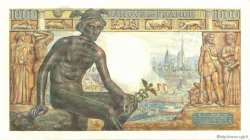 1000 Francs DÉESSE DÉMÉTER FRANCIA  1942 F.40.11 FDC